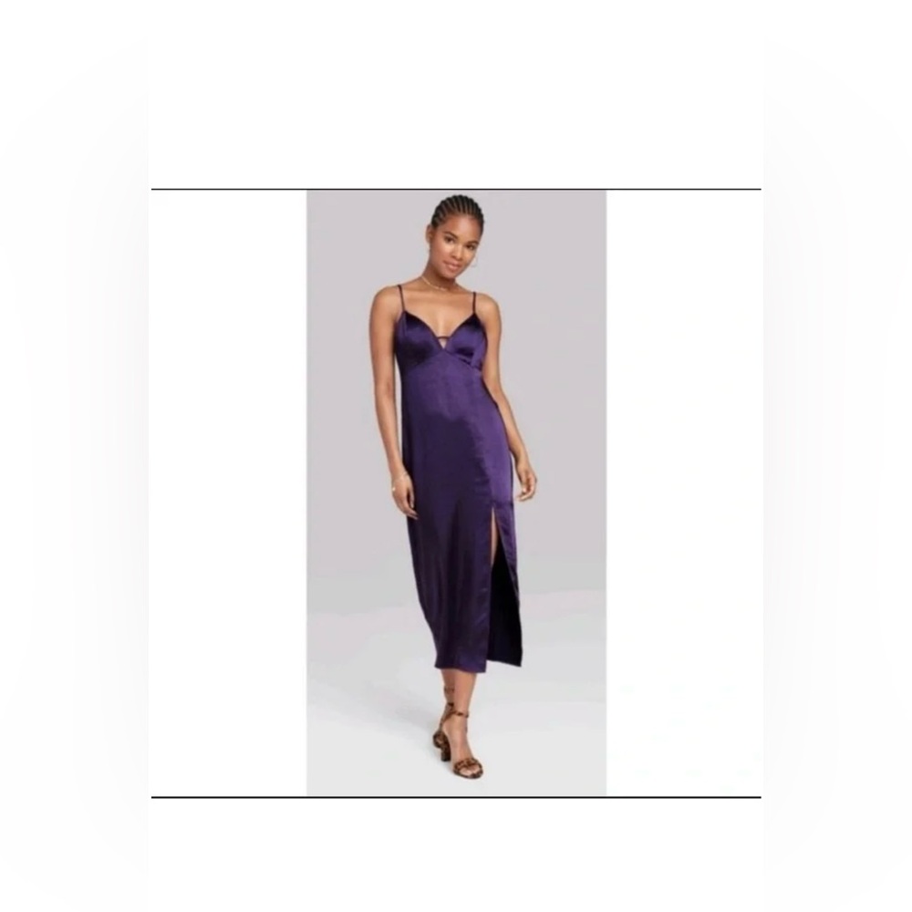 Satin Midi Dress